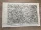 Carte état Major VERDUN S.O. 1835 1895 33x50cm CERNAY EN DORMOIS ROUVROY-RIPONT BOUCONVILLE FONTAINE-EN-DORMOIS MASSIGES - Geographical Maps