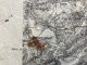 Carte état Major VERDUN 1895 33x50cm MURVAUX FONTAINES-ST-CLAIR LION-DEVANT-DUN MILLY-SUR-BRADON DUN-SUR-MEUSE BRANDEVIL - Cartes Géographiques