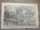Carte état Major PARIS S.E. 1888 33x50cm GOURNAY SUR MARNE NOISY-LE-GRAND CHAMPS-SUR-MARNE CHELLES CHANTEREINE NEUILLY-S - Geographical Maps