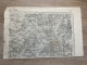 Carte état Major SARREBOURG Fin XIX Siècle 33x50cm HAZEMBOURG VITTERSBOURG KAPPELKINGER LE-VAL-DE-GUEBLANGE HONSKIRCH KI - Cartes Géographiques