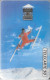 CARTE-PUCE-PUBLIC-F222Ca- SC7-50U-SKI ACROBATIQUE-GRANDS N° BLANCS-N°C25037251/Util-TBE- - 1991