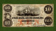 USA Note State Bank, South Carolina $10 Charleston 1860 N.804 - Andere & Zonder Classificatie