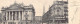 BRUXELLES - Carte Panoramique - Place De La Bourse Et La Tour De L'Hôtel De Ville - Ed. H. N. 793 - Piazze