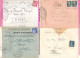 Delcampe - Lot De 10 Lettres Cachet Censure Controle Guerre 39/45 Belles Enveloppes Et Flammes Dont Corse Ensemble Agréable - WW II
