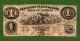 USA Note The Merchants And Planters Bank $1 Savannah GEORGIA 1857 SLAVES N.306 - Other & Unclassified