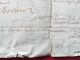 Delcampe - DIPOLME BREVET CERTIFICAT GARDE IMPERIALE VIEILBANS JACQUES 1823 A GUADIX EXPEDITION D ESPAGNE AUTOGRAPHES - Documentos