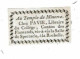 Carte Visite étiquette Ex Libris AU TEMPLE DE MINERVE PAVIE Libraire La Rochelle Société Archéologique Le Vieux Papier - Visitenkarten