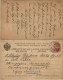 Ganzsache Russland Mit Antwortteil 1899 - Stamped Stationery