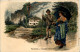 Reichenhall - Nonner Tracht - Litho - Bad Reichenhall