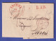 Belgien Vorphila-Brief Mit Zweikreis-O ANVERS 1837 Und Beförderungs-O Nach Paris - Autres - Europe