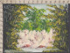 130927/ Paysage Africain, Petite Peinture Sur Papier - Sonstige & Ohne Zuordnung