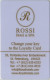 RUSSIA  KEY HOTEL    Rossi Hotel & SPA -     Saint Petersburg - Chiavi Elettroniche Di Alberghi