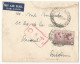 Australia Air Mail Cover Sent To Belgium With Red Boxed Cancel O.A.T. 1945 OAT - Marcofilie