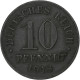 Empire Allemand, 10 Pfennig, 1918, Zinc, TB+, KM:26 - 10 Pfennig