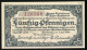 Notgeld Hannover 1921, 50 Pfennig, Florale Ornamente, Flusspartie Mit Turm, Handwerks-Symbole  - [11] Local Banknote Issues