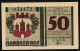 Notgeld Harzgerode 1921, 50 Pfennig, Wappen, Ortspartie M. Rathaus  - [11] Emissions Locales