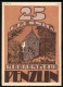 Notgeld Penzlin 1922, 25 Pfennig, Kirche  - [11] Emissioni Locali