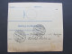 Postbegleitadresse Ebensee Hajdúnánás 1915 Paketschein   /// D*59532 - Lettres & Documents