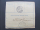 Postbegleitadresse Baden B. Wien  - Verseg 1918   /// D*59536 - Lettres & Documents