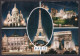 France - 1962 - Paris - Panoramics - Parijs Bij Nacht