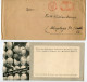 Germany 1936 Cover & Booklet Of 4 Postcards; Leipzig - Geflügel-Börse (Poultry Exchange); 3pf. Meter - Machines à Affranchir (EMA)