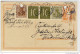 Postkarte, Ganzsache, M. Papierpreiszuschlag 5 Pf + 10 Pf Paar, Mi# 178, Zusatzfrankatur, Gel. 18.5.1922 V. Altley - Brieven En Documenten