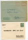 Germany 1937 12pf. Meter Cover W/ Letter & Reply Postcard With 6pf. Hindenburg Perfin Stamp; Berlin - Wild Und Hund - Máquinas Franqueo (EMA)