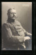 Foto-AK Portrait Paul Von Hindenburg Sitzend  - Personaggi Storici