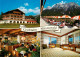 73944109 Mittenwald_Bayern Groeblalm Gastraum Freiterrasse Gaestezimmer - Mittenwald