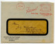 Germany 1932 12pf. Meter Cover W/ Letter & Reply Cover With 12pf Hindenburg Perfin Stamp; Bremen - Mineraloel Raffinerie - Frankeermachines