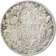 Belgique, Leopold II, 50 Centimes, 1909, Bruxelles, Argent, TB, KM:61.1 - 50 Centimes