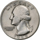 États-Unis, Quarter, Washington Quarter, 1965, U.S. Mint, Cupronickel Plaqué - 1932-1998: Washington