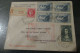 Par Premier Service Aérien France Etats - Unis 1939 Lettre Recommandée  Dieulouard - Premiers Vols