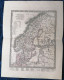 Delcampe - Sweden Norway Denmark : Six Antique Maps 19è Century - Landkarten