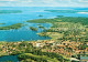 73246154 Mora Dalarnas Lan Fliegeraufnahme Seenlandschaft Mora Dalarnas Lan - Suède