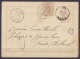 Carte-correspondance 5c Ocre Càd GAND /3 SEPT 1874 + N°28 Càd DC GAND (STATION) /4 SEPT. 1874 Pour GOUDA Hollande - Càd  - Briefkaarten 1871-1909