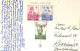 Finland 1958 Postcard To Germany With Flower Set, Postal History, Nature - Flowers & Plants - Brieven En Documenten