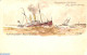 Belgium 1898 Illustrated Postcard 10c, Marie-Henriette, Unused Postal Stationary, Transport - Ships And Boats - Briefe U. Dokumente