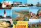 73242825 Buesum Nordseebad Fliegeraufnahme Strand Leuchtturm Hafen Buesum Nordse - Buesum