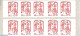 France 2015 La Boutique Web Du Timbre, Booklet 10x Timbre Rouge S-a, Mint NH, Stamp Booklets - Neufs