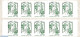 France 2016 Utilisez Le Nombre Des Timbres, Booklet With 10x Vert S-a, Mint NH, Stamp Booklets - Neufs