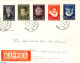 Netherlands 1956 Child Welfare 5v, Sent On First Day Of Issue, First Day Cover - Briefe U. Dokumente