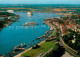 73241378 Travemuende Ostseebad Fliegeraufnahme Hafen Travemuende Ostseebad - Lübeck