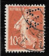 1 04	05	05	N°	138	Perforé	-	AV 194 - Used Stamps
