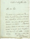 Corbeil 1810 Dancourt Pour Paris + Mention: 12 Sols Au Porteur Si La Lettre Et Remise à Cinq Heures Apres Midy Le 14 Mar - 1701-1800: Precursors XVIII