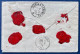 Lettre Chargée En VD De 40 FRS Ceres 1876 N°55 & 57 Obl étoile 1 " PARIS /BOURSE "+ Grille Chargement  Pour FEYDIT - 1871-1875 Ceres