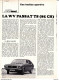 4 Feuillets De Magazine Volkswagen Passat TS 1974 Essai , TS 1976 - Auto's