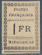 MADAGASCAR  N°12 ** Neuf Sans Charnière MNH Mais Accidenté - Unused Stamps