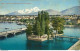 CPA Genève-Ile Rousseau Et Mont Blanc-2051     L2197 - Genève