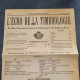 L'ECHO DE LA TIMBROLOGIE N°1 - 15/11/1887 - 1° Mensuel Français Philatélique - Français (jusque 1940)